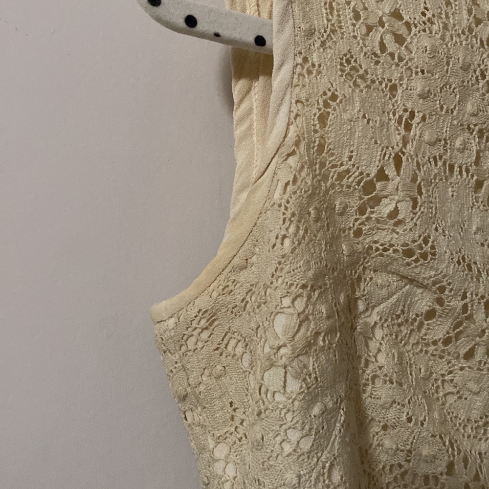 Jo Hardin Vintage Lace Crop Top - vintage size 14 - Picture 5 of 8